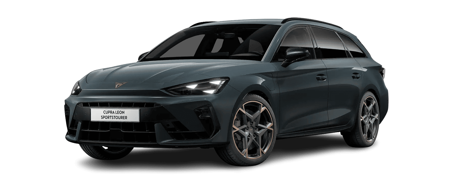 Bild zeigt ein dunklen Cupra Leon